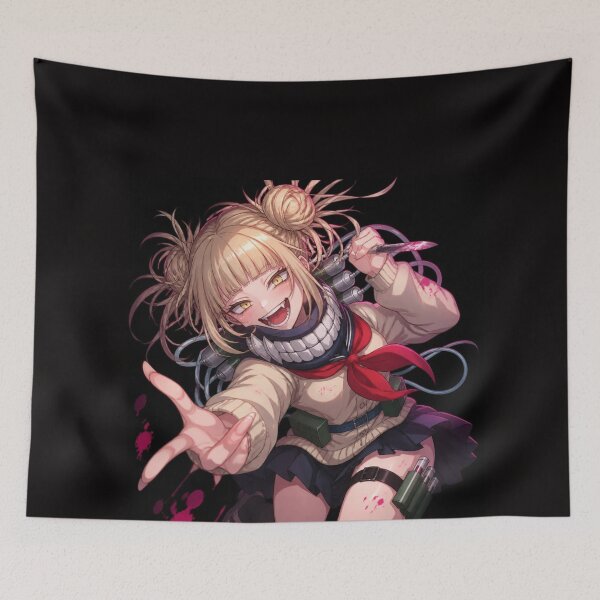 Item preview, Himiko Toga Yandere Vampire Anime Villain Illustration designed and sold by Broken143.