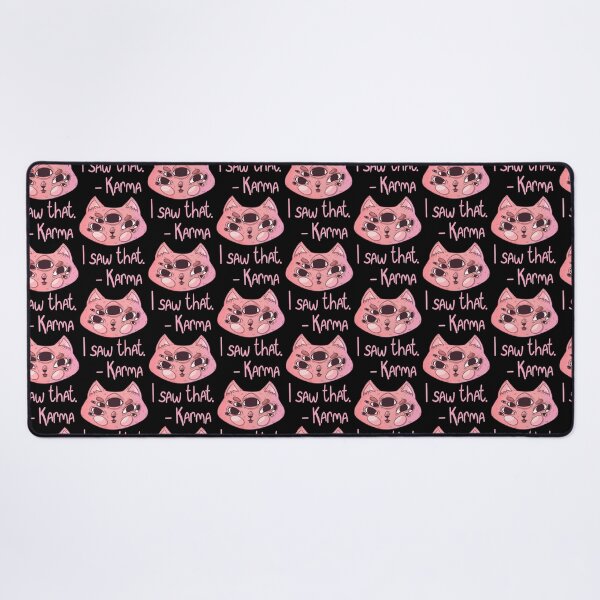 Item preview, I Saw That Karma Cute Three Eyed Mystic Cat Illustration designed and sold by SpaceRadioer.