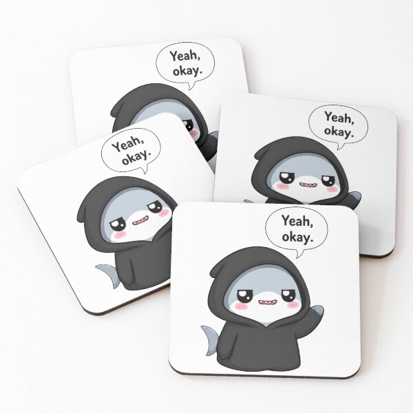 Item preview, Sarcastic Shark – Yeah, Okay designed and sold by Icareis-Studios.
