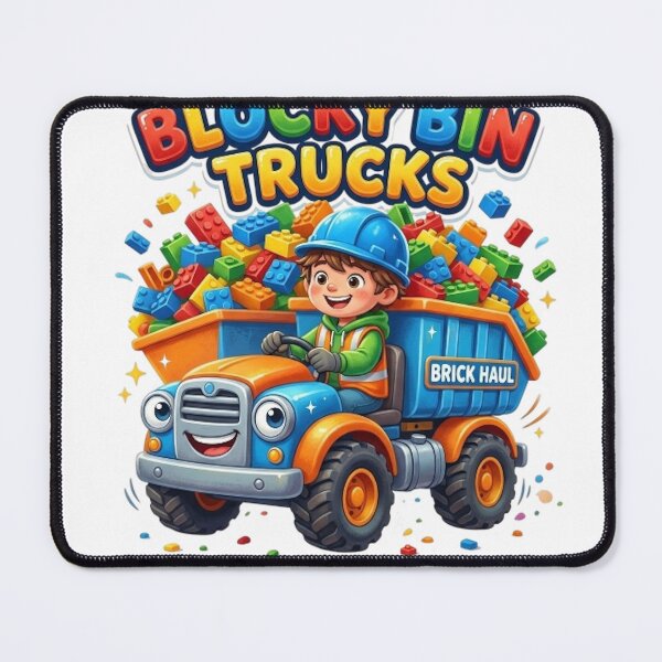 Item preview, BLOCKY BIN TRUCKS designed and sold by likbatonboot.