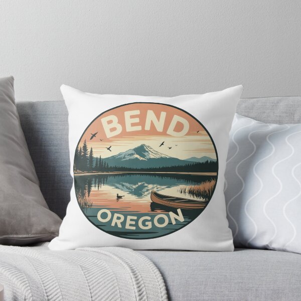 Item preview, Bend Oregon: Lakeside Canoe Sunset designed and sold by CircinusStore.