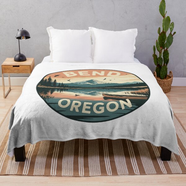 Item preview, Bend Oregon: Lakeside Canoe Sunset designed and sold by CircinusStore.