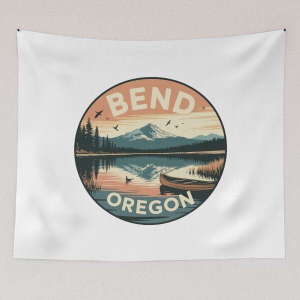 Item preview, Bend Oregon: Lakeside Canoe Sunset designed and sold by CircinusStore.