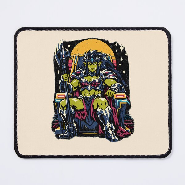 Item preview, Neon Retro Anime Orc Warrior Princess designed and sold by KungPowUnicorn.