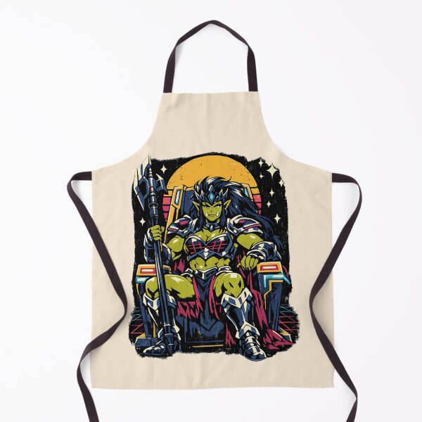Item preview, Neon Retro Anime Orc Warrior Princess designed and sold by KungPowUnicorn.