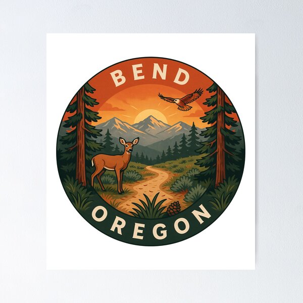 Item preview, Bend Oregon: Deer Mountain Sunrise designed and sold by CircinusStore.