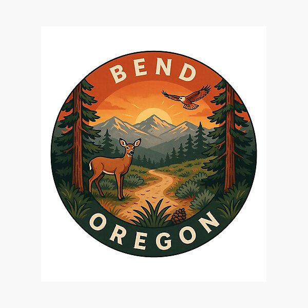 Item preview, Bend Oregon: Deer Mountain Sunrise designed and sold by CircinusStore.