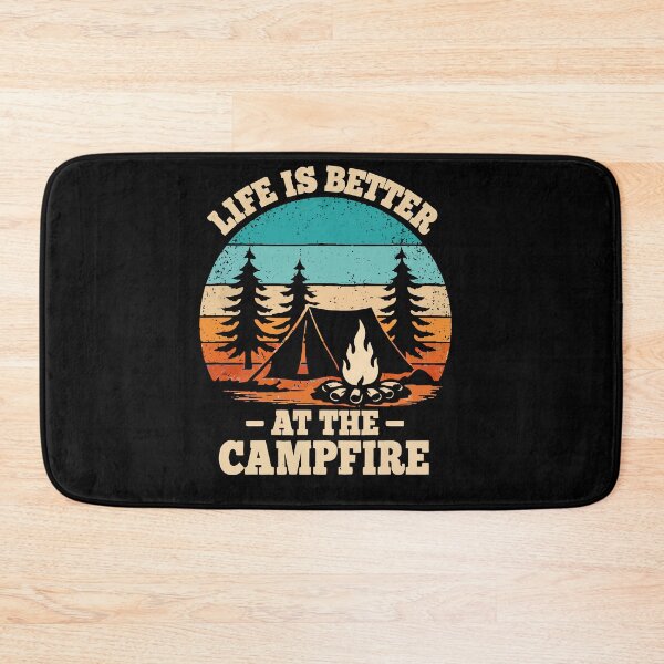 Item preview, Life Is Better At The Campfire - Camping Tent Nature Art designed and sold by BendyBeasts.