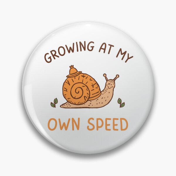 Item preview, Creciendo a mi propio ritmo: un lindo caracol jardinero. designed and sold by FusionOfTrends.