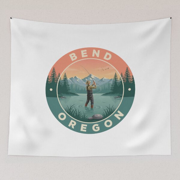 Item preview, Bend Oregon: Fly Fishing Sunset designed and sold by CircinusStore.