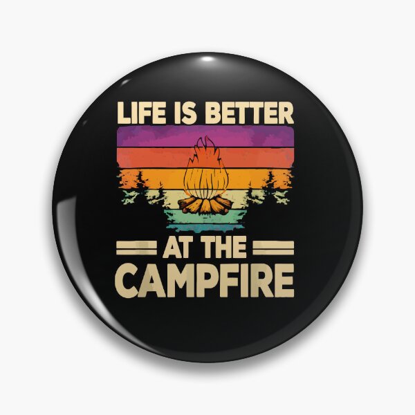 Item preview, Life Is Better At The Campfire - Camping Tent Nature Art designed and sold by BendyBeasts.