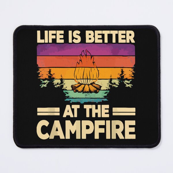 Item preview, Life Is Better At The Campfire - Camping Tent Nature Art designed and sold by BendyBeasts.