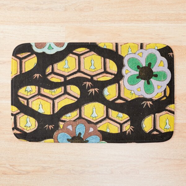 Item preview, "Woodblock Print of Honeycomb Pattern" designed and sold by The Ravens Ballad.