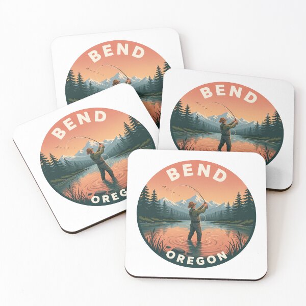 Item preview, Bend Oregon: Fly Fishing River Scene designed and sold by CircinusStore.