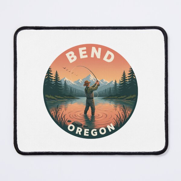 Item preview, Bend Oregon: Fly Fishing River Scene designed and sold by CircinusStore.