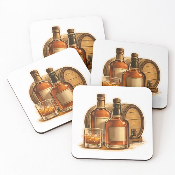 Item preview, Bourbon Whiskey Barrel Watercolor designed and sold by ChemicalXShop.