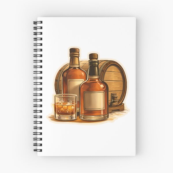Item preview, Bourbon Whiskey Barrel Watercolor designed and sold by ChemicalXShop.