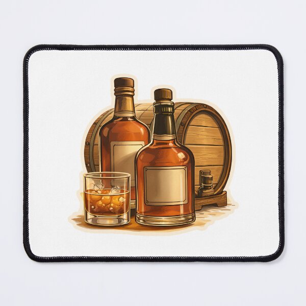 Item preview, Bourbon Whiskey Barrel Watercolor designed and sold by ChemicalXShop.