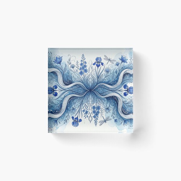 Item preview, Blue Floral Dance designed and sold by Sigtrix.
