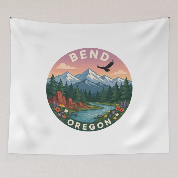 Item preview, Bend Oregon: Mountain River Wildflowers designed and sold by CircinusStore.