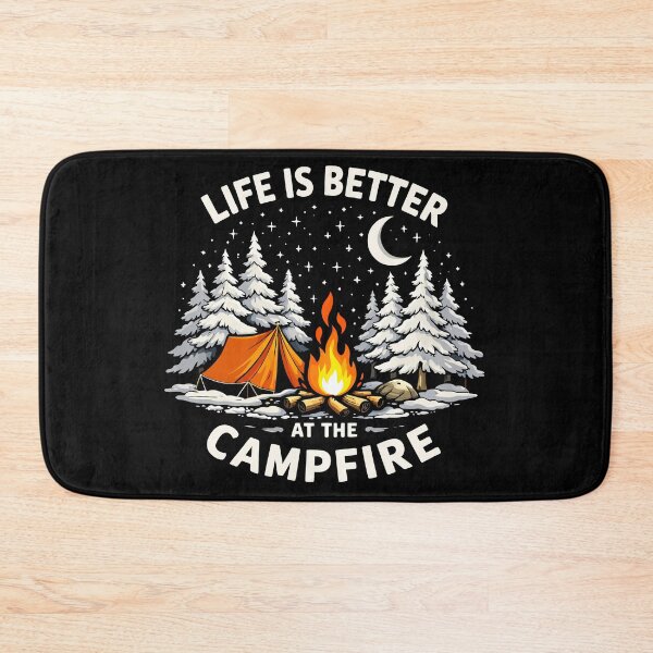 Item preview, Life Is Better At The Campfire - Camping Tent Nature Art designed and sold by BendyBeasts.