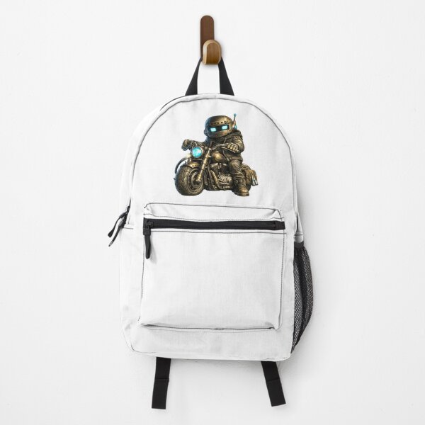 Item preview, Cute Robot Riding Motorcycle designed and sold by Yomere.
