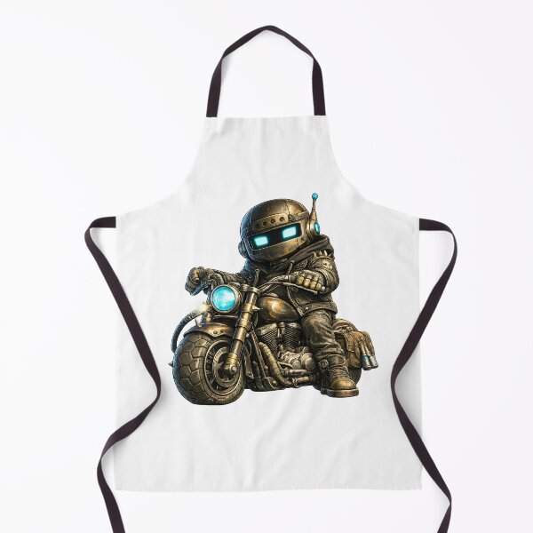 Item preview, Cute Robot Riding Motorcycle designed and sold by Yomere.