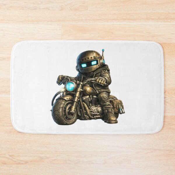 Item preview, Cute Robot Riding Motorcycle designed and sold by Yomere.