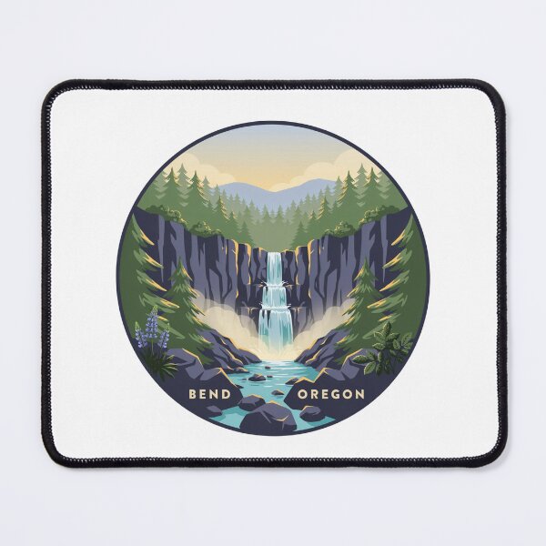 Item preview, Bend Oregon: Waterfall Forest Scene designed and sold by CircinusStore.