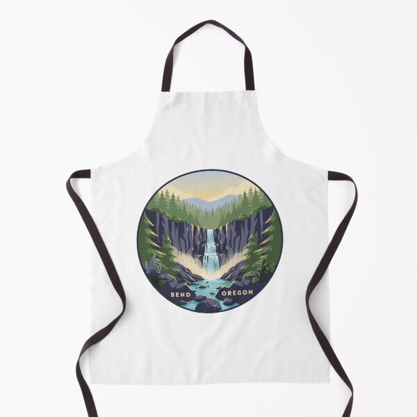 Item preview, Bend Oregon: Waterfall Forest Scene designed and sold by CircinusStore.