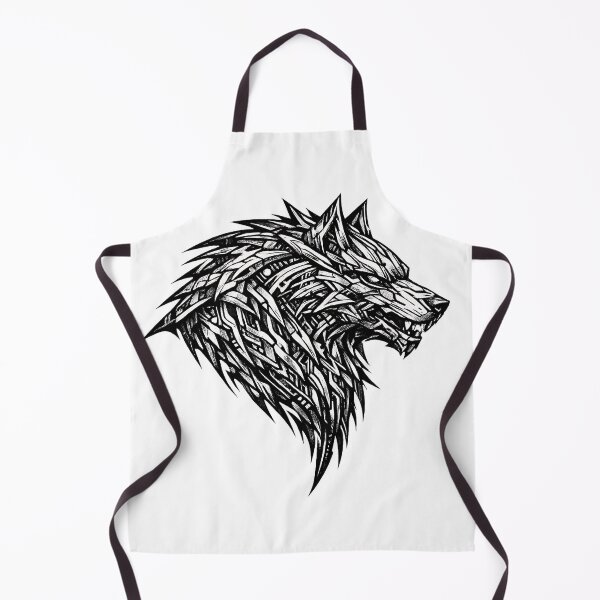 Item preview, Cyberpunk Geometric Tech Wolf designed and sold by ZenRave Designs.