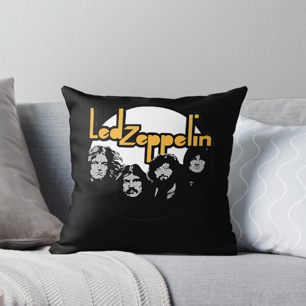 Item preview, Zeppelin Band Portraits Yellow Typography Circular designed and sold by AnimeIsMyLifeFo.