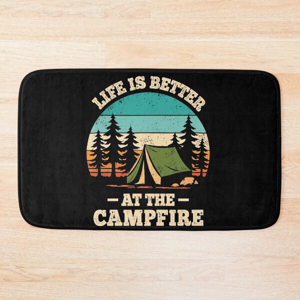 Item preview, Life Is Better At The Campfire - Camping Tent Nature Art designed and sold by BendyBeasts.