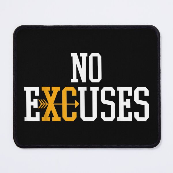 Item preview, Cross Country Running No Excuses designed and sold by goombi-creative.