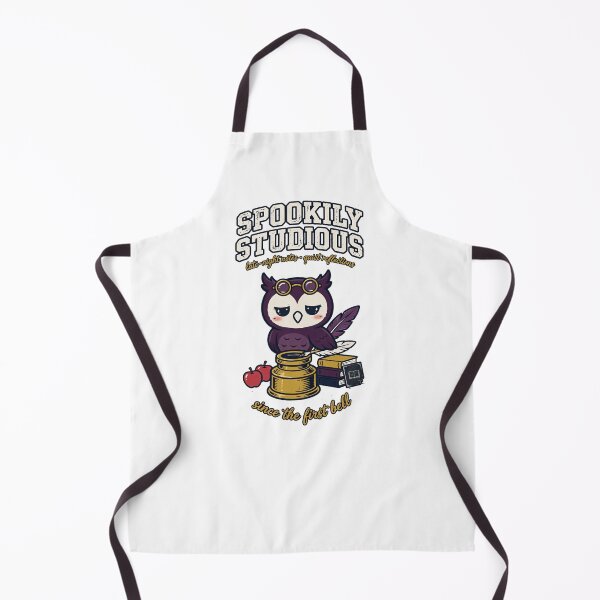 Item preview, Spookily Studious Since the First Bell Dark Academia Owl Funny Pun designed and sold by Yellowriversss.