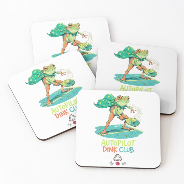 Item preview, Autopilot Dink Club - Super Frog Pickleball Player designed and sold by Whimsy Trail Co.