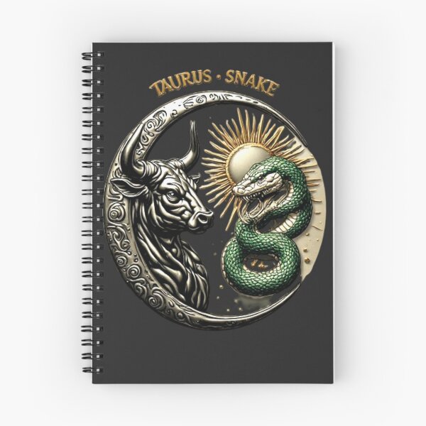 Item preview, Taurus & Snake Celestial Vintage Enamel Sign | Luxury Zodiac Art designed and sold by Shift-Bloom.