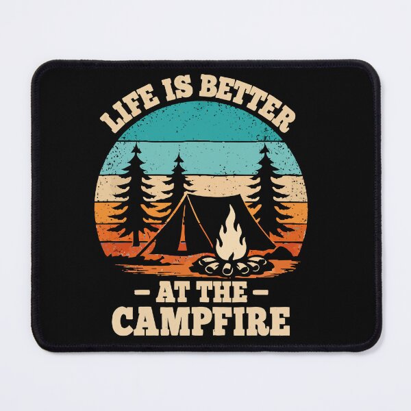 Item preview, Life Is Better At The Campfire - Camping Tent Nature Art designed and sold by BendyBeasts.