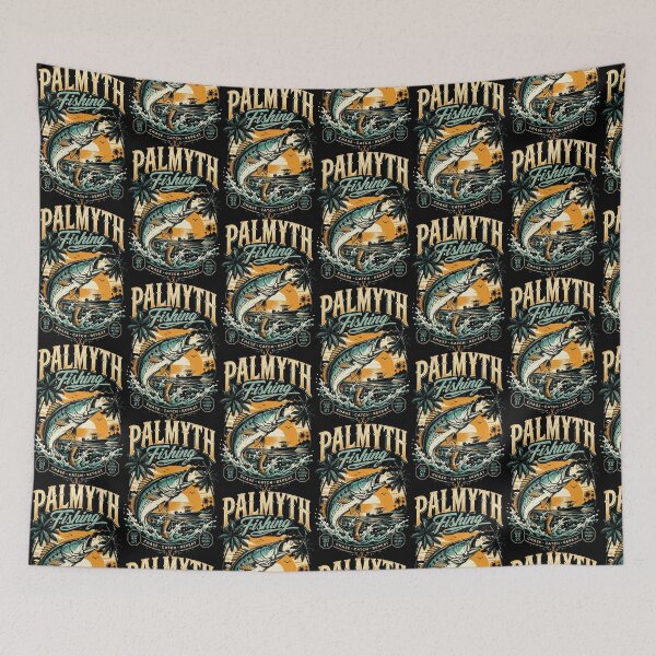 Item preview, Palmyth Fishing Shirt – Vintage Saltwater Angler Graphic Tee | Retro Offshore Fisherman Gift | Ocean Fishing Apparel designed and sold by JIMBOEE.