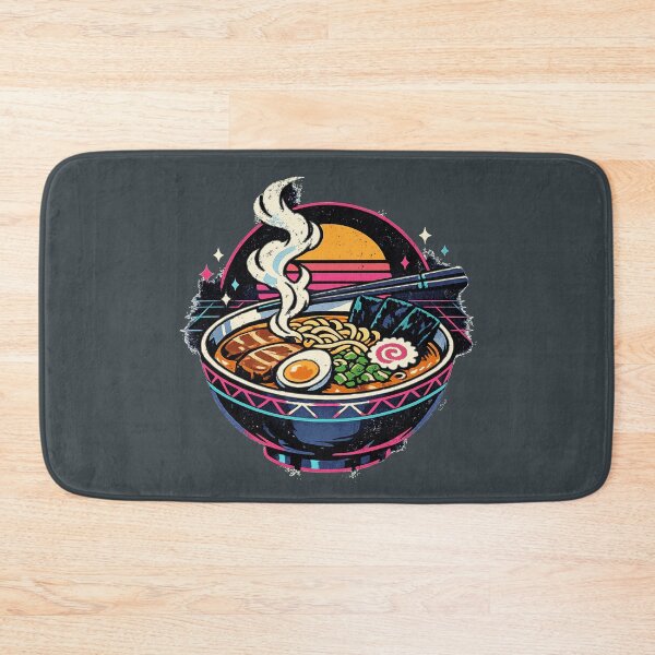 Item preview,  Neon Retro Anime Ramen Bowl designed and sold by KungPowUnicorn.