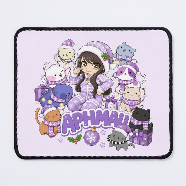 Item preview, Purple Christmas Aphmau unicorn and cats Xmas Aph gamer kawaii art designed and sold by Infdesigner.