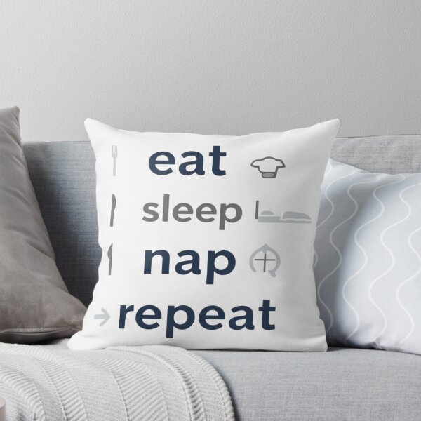 Item preview, Eat Sleep Nap Repeat Minimalist Graphic designed and sold by Snedsdigital.