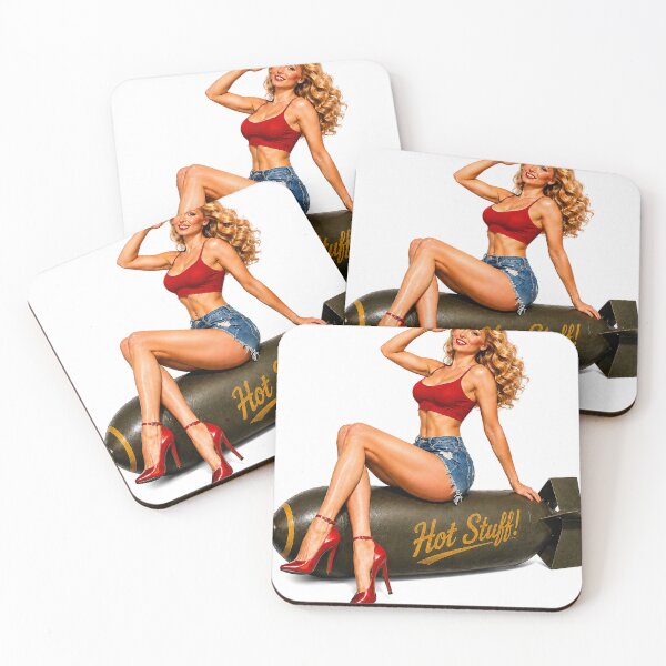 Item preview, Hot Stuff Pin-Up designed and sold by Bubbagogos.