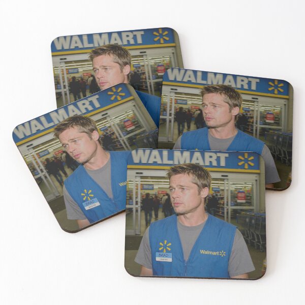 Item preview, Brad Pitt Walmart Greeter designed and sold by Late Theory.