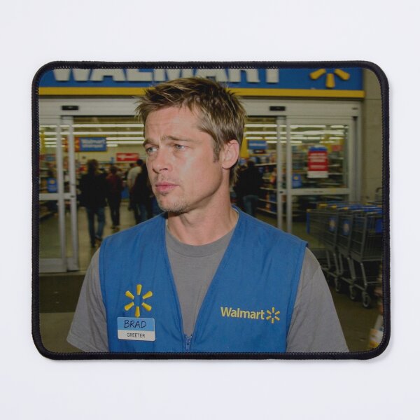 Item preview, Brad Pitt Walmart Greeter designed and sold by Late Theory.