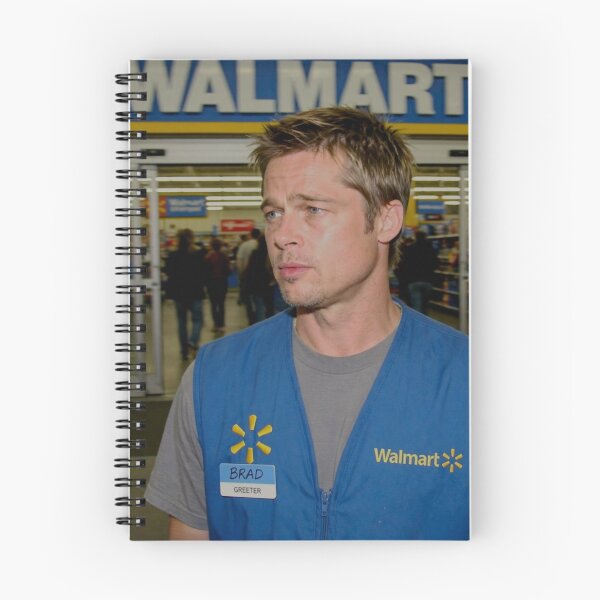 Item preview, Brad Pitt Walmart Greeter designed and sold by Late Theory.