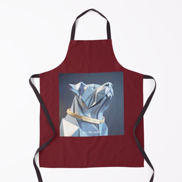 Item preview, Geometric Blue Dog Merry Xmas Art designed and sold by IppaziovxmDesig.