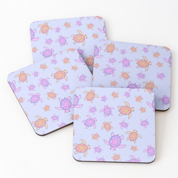 Item preview, Seamless pattern of turtles designed and sold by Girlofplanetoid.
