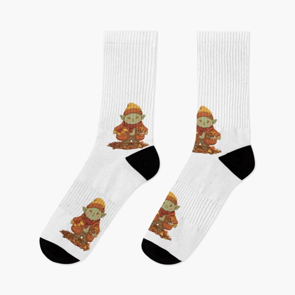 Item preview, Cute Autumn Goblin Goblincore Fall Leaves Mushroom Cozy Goblincore designed and sold by Neurospicy Trolls.