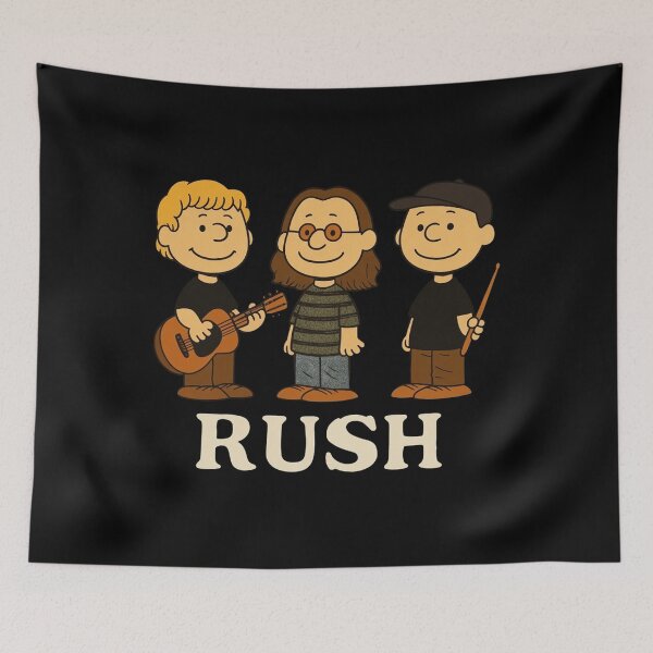 Item preview, Rush band - Rush x Peanuts, Geddy Lee, Lifeson designed and sold by AvinoPrizi.